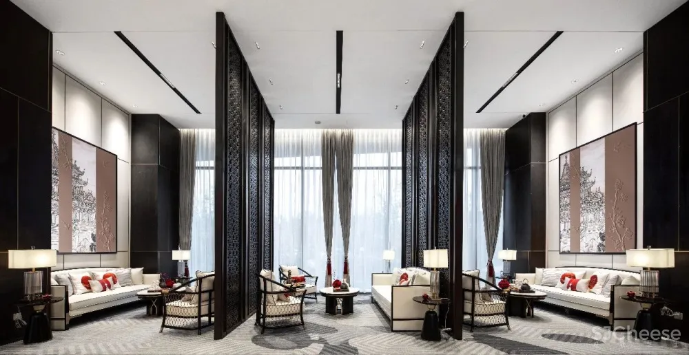 高级黑 中国红,曲直方圆之间的至简至美!