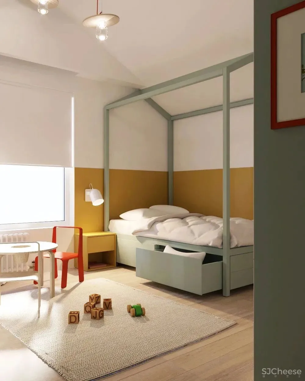 高明度色彩的碰撞,圆你一个时尚家居梦!