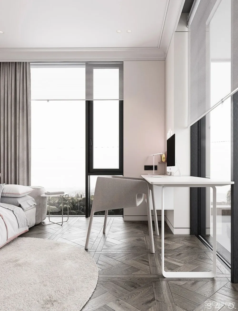 简约线条灰色系,一半是设计,一半是艺术