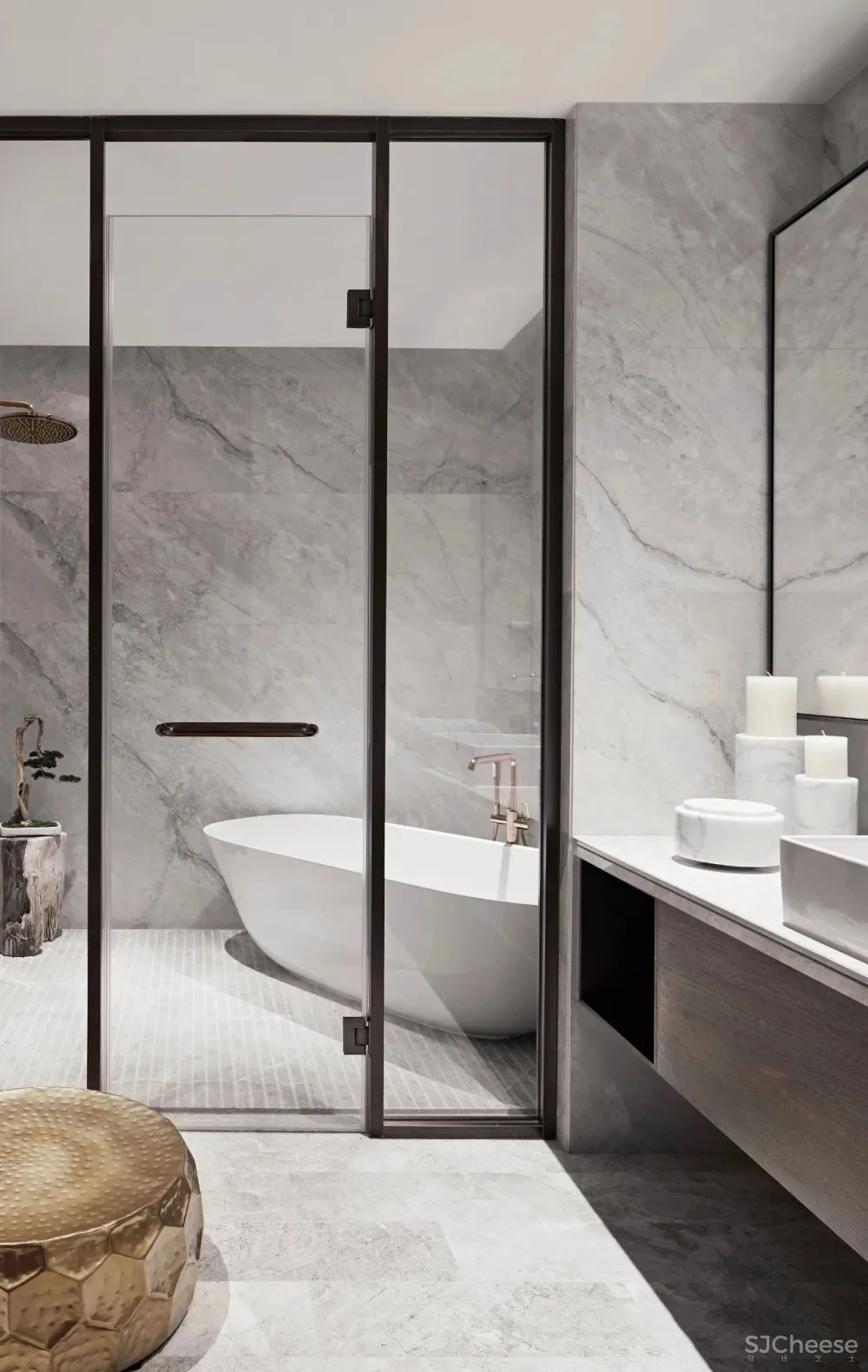 朱周空间设计丨重庆来福士:350米云端豪宅样板间设计!