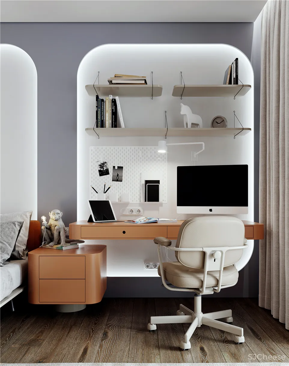 114㎡两居室,量身定制的家具颜值高又实用