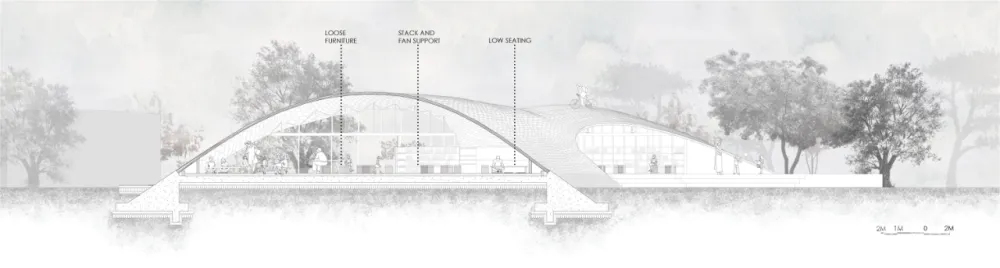 新作 印度Maya Somaiya图书馆:可上人红砖拱顶 Sameep Padora - Associates