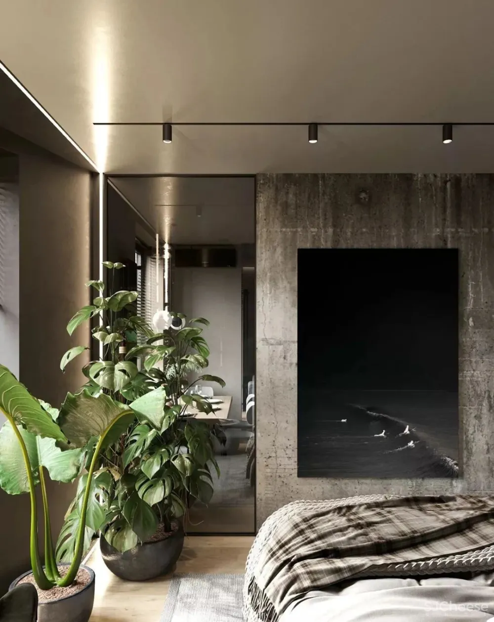 一套56㎡的住宅,设计很厉害,有颜有格调 !