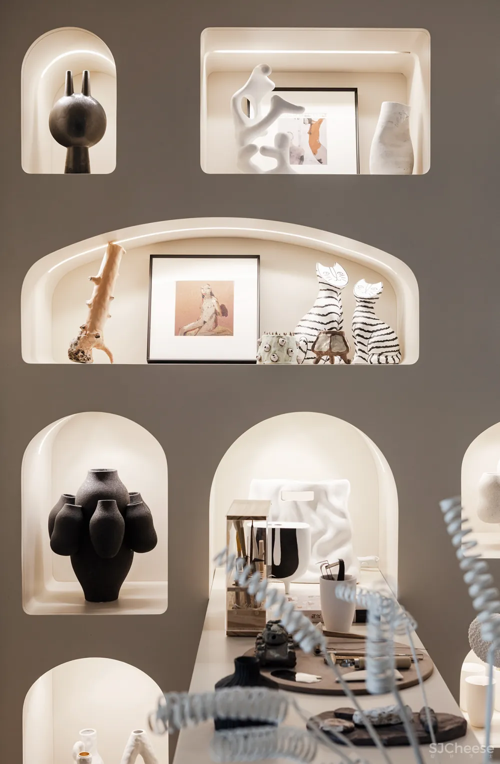 元禾大千设计 烟台「中海万锦」洋房下叠现代简约样板间