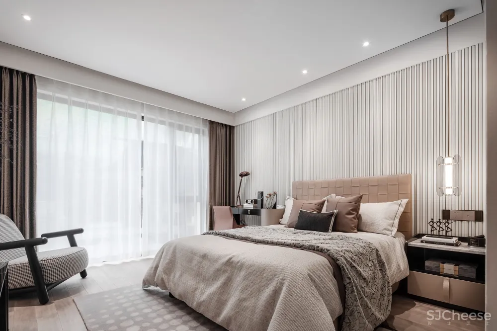 元禾大千设计 烟台「中海万锦」洋房下叠现代简约样板间