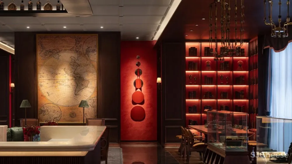 明德设计丨郑州万科荣成云图售楼处:英式古典的当代演绎