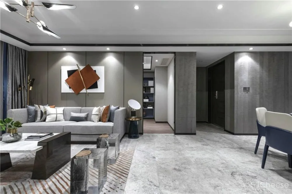 孙文设计事务所丨灰蓝配,才高级!