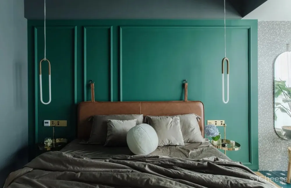 80后丁克夫妻的100㎡两室，颜值美炸！花砖、绿植，住-租一体，还有两狗子……