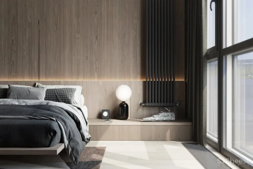 灰色极简空间，混凝土的质地！