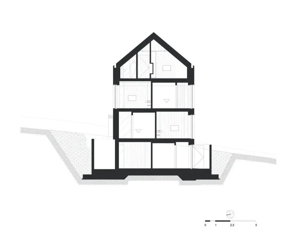 混凝土加木结构的公寓式民宿,混搭乡建必有亮点!