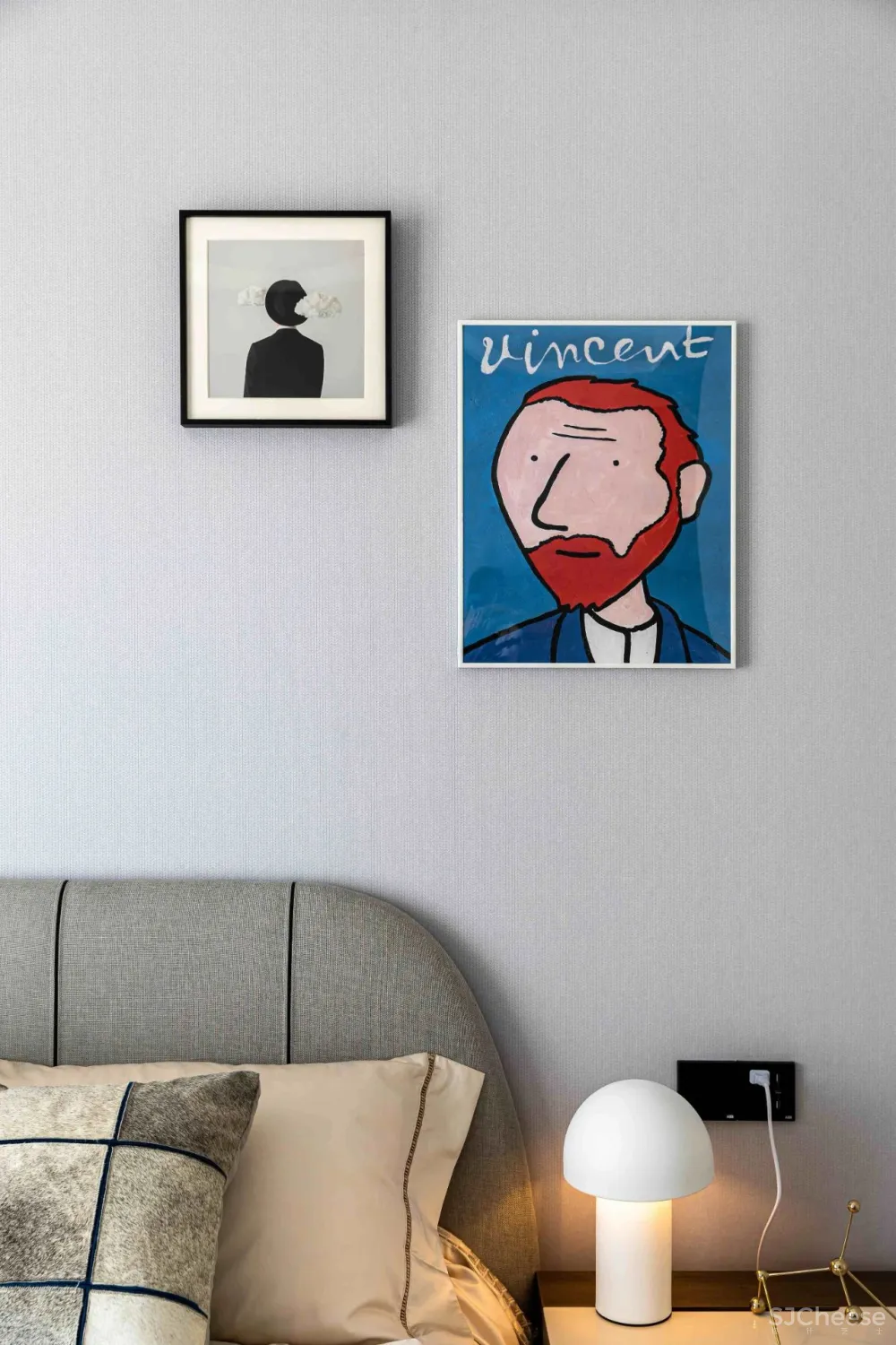 大理石 原木，80后业主的现代风四居室 花漾美作