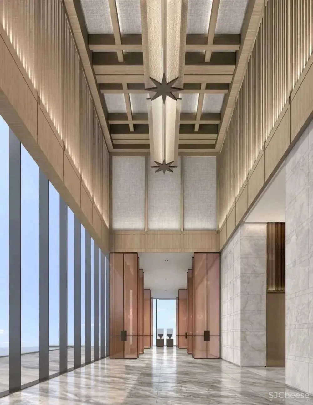 新城·凤凰台 体验中心,演绎那一抹红的诗情画意 牧笛设计