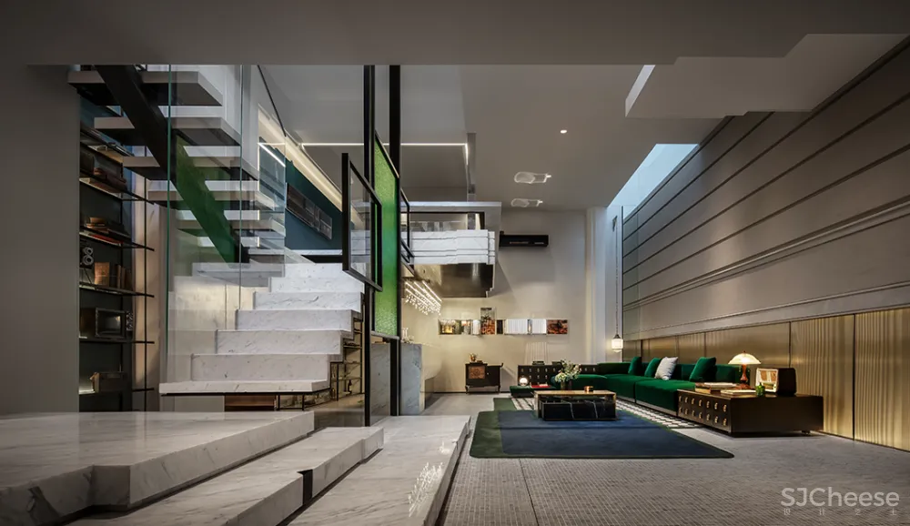 456m² 复古摩登，气质非凡的设计意境