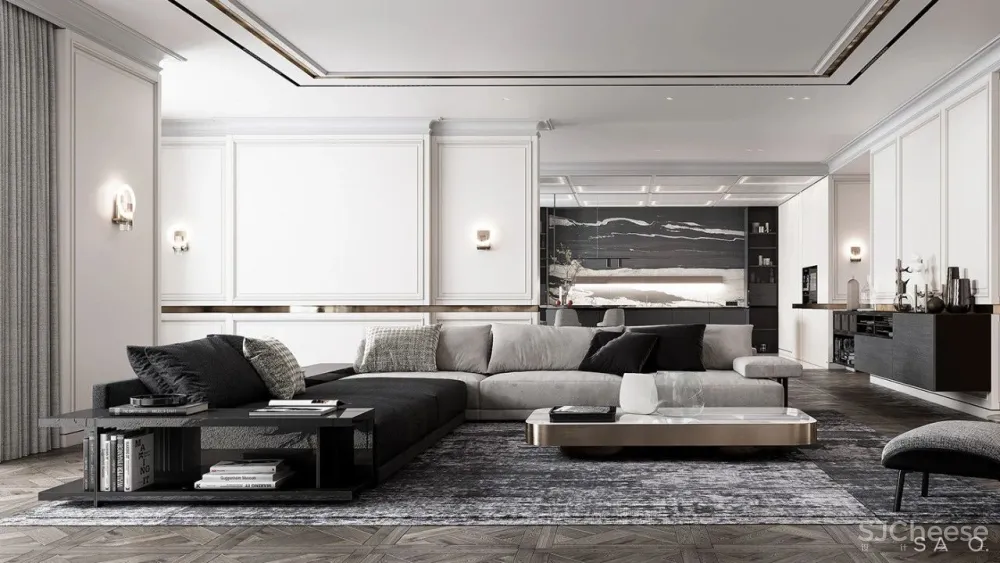 简约线条灰色系,一半是设计,一半是艺术