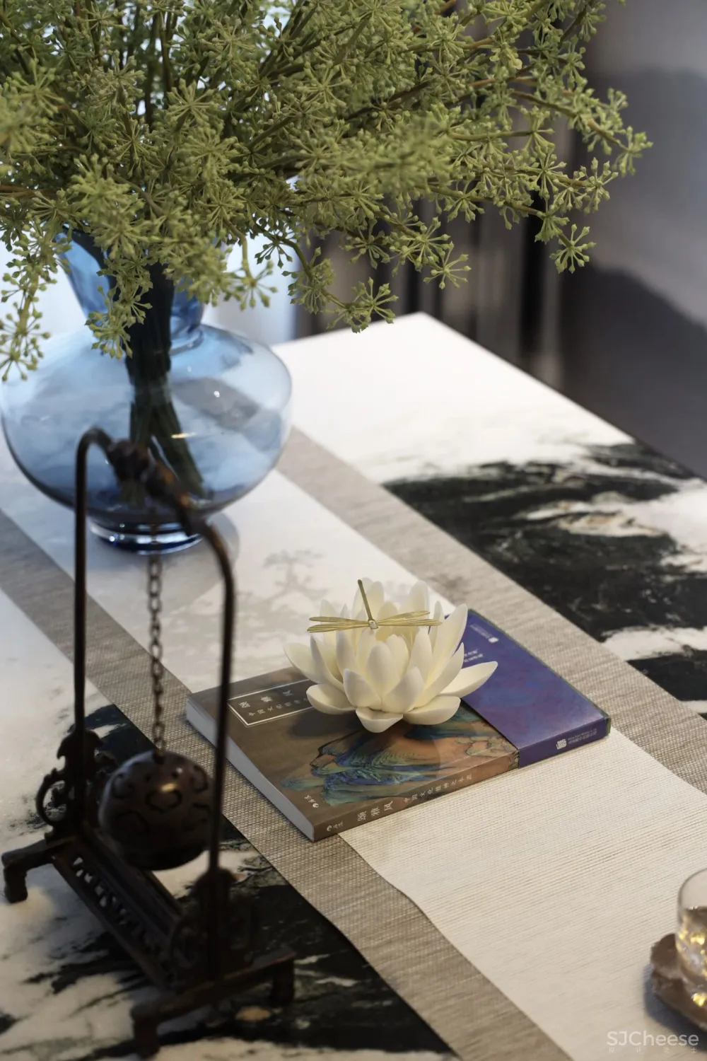 大朴-勿量：366㎡雾霭蓝法式美宅，直撩心底的静奢魅力！