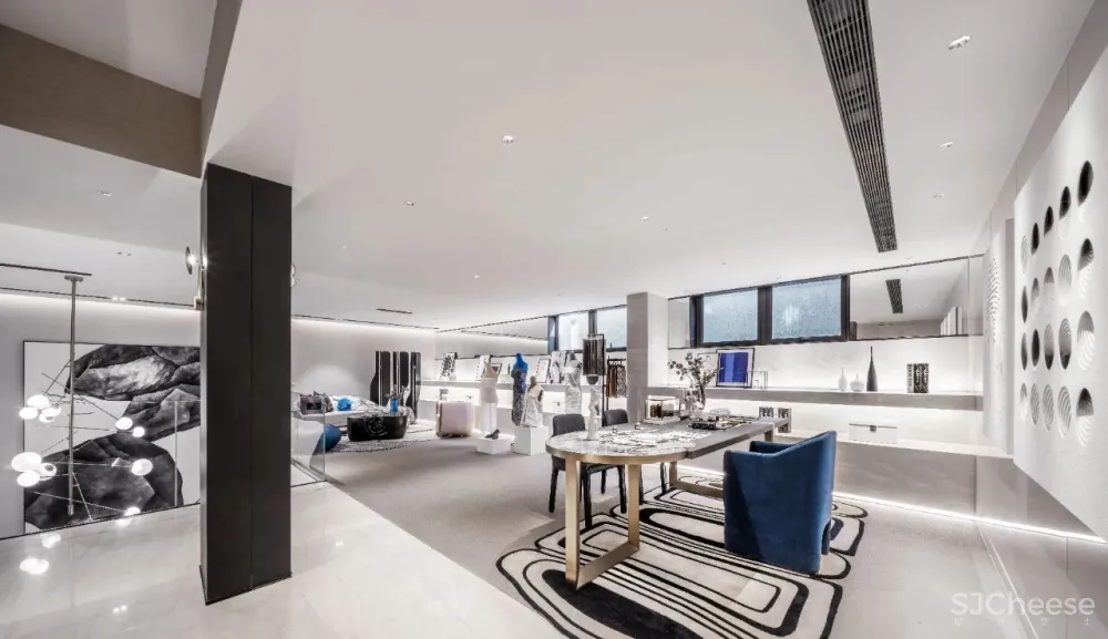 李益中新作 浙江金华「中天·云望」550平联排别墅样板间