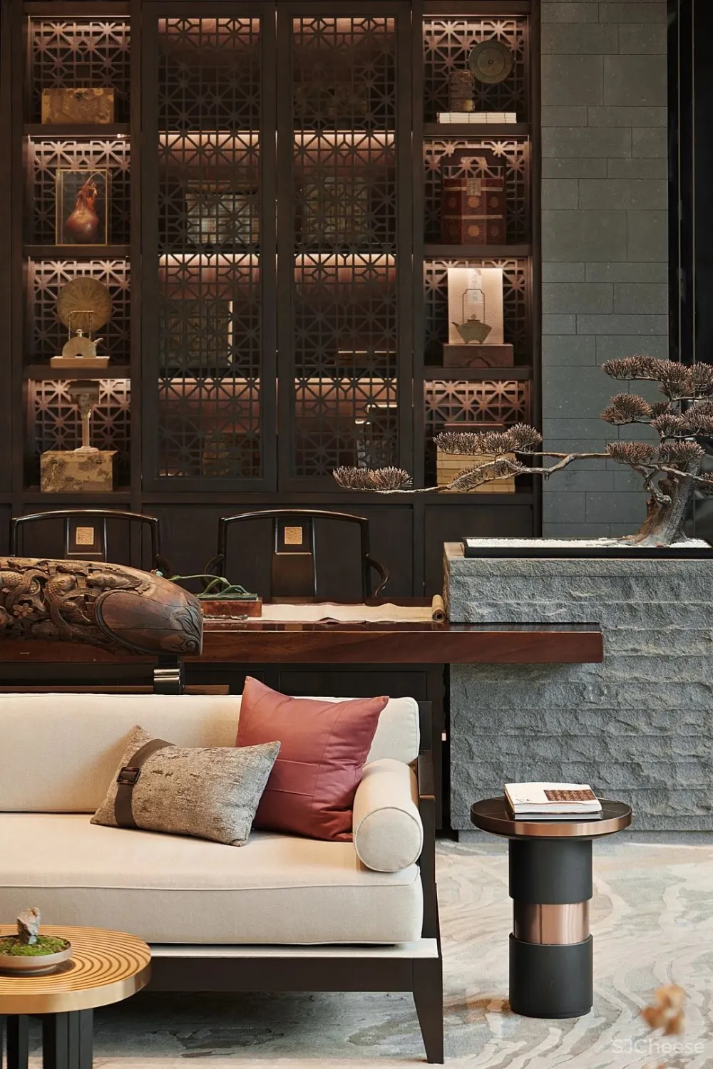 【创时空设计新作】以地为宣纸水为墨，写意东方山水画！