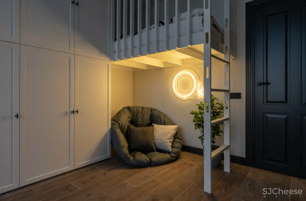 108平米的两层空间，做到了什么叫做精致且丰富