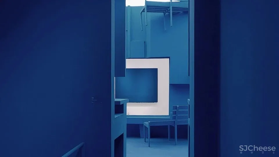 九层塔的蓝色塔基,深圳 王子耕