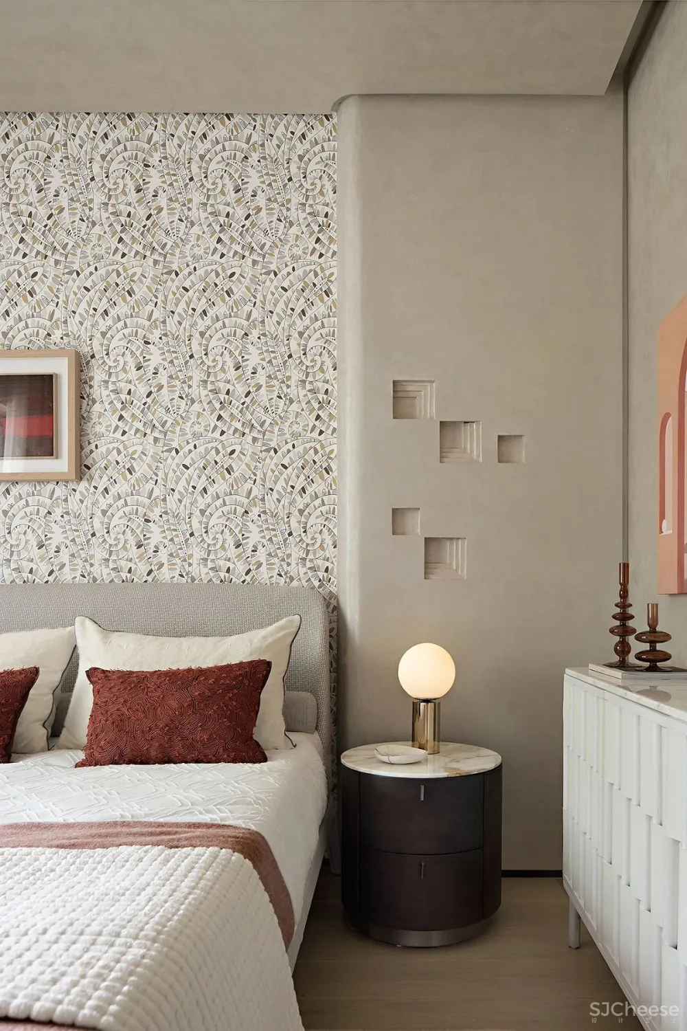 灰调奶咖的半山叠墅，远离喧嚣的质朴大宅！