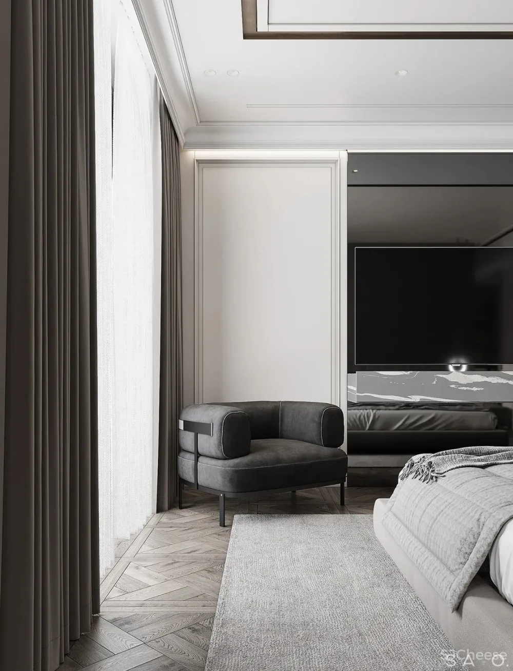 简约线条灰色系,一半是设计,一半是艺术