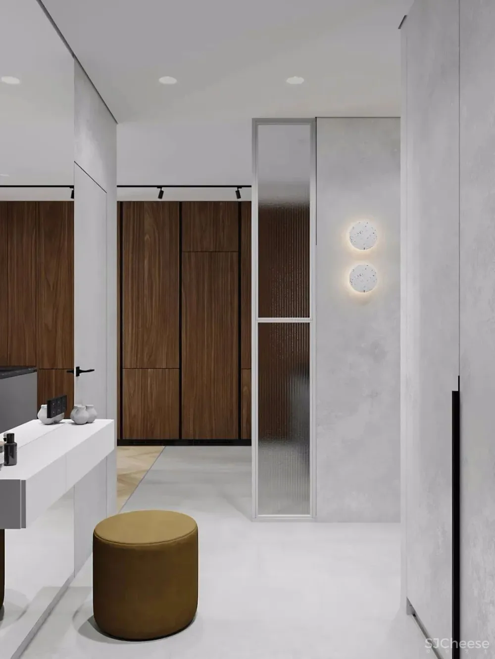 78㎡还能拥有超大落地镜？各种pose随你拍拍拍！