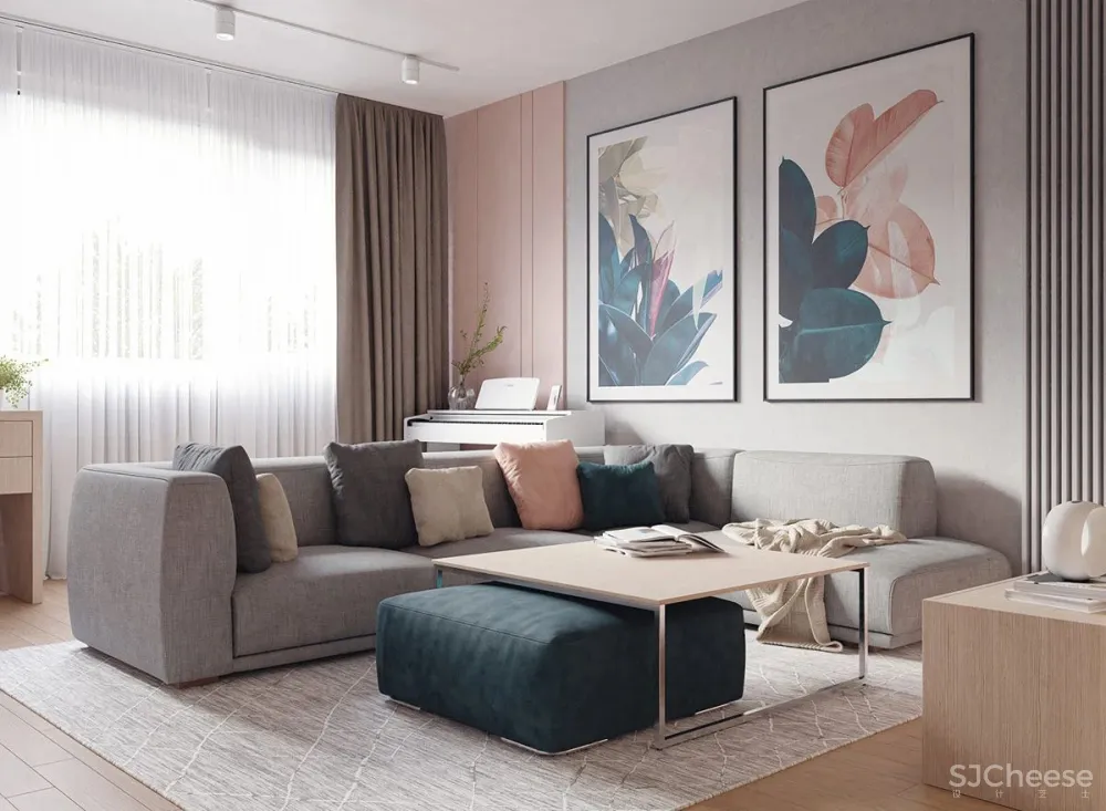 Color Visual梦幻蓝粉设计