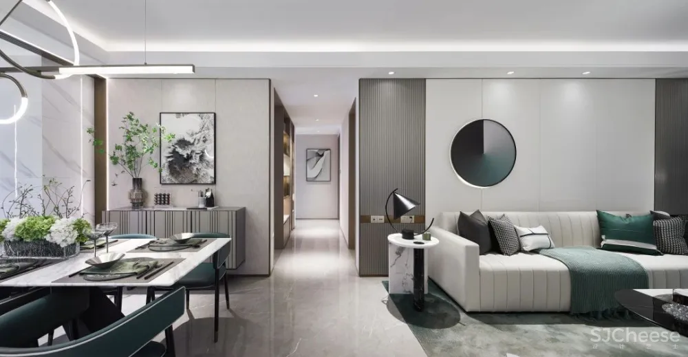 UMA伍玛 X 融创 融创中原文旅城样板间:当代艺术构筑生活之美