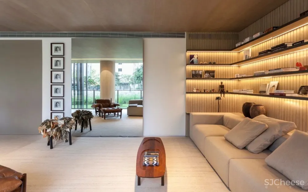 一梯两户的平层公寓楼样板房公开,自然奢华才有的高级感