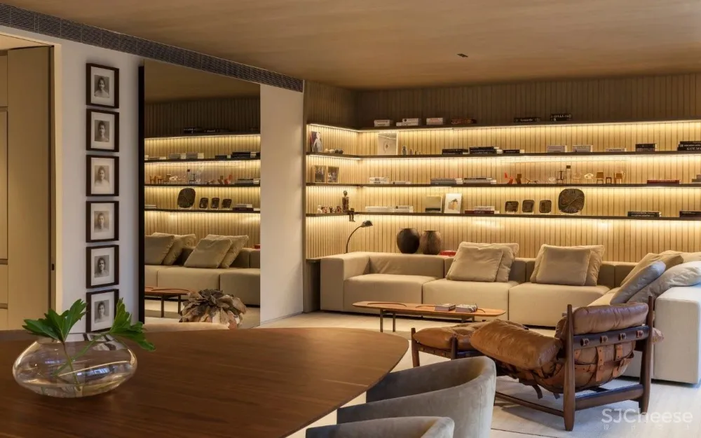 一梯两户的平层公寓楼样板房公开,自然奢华才有的高级感