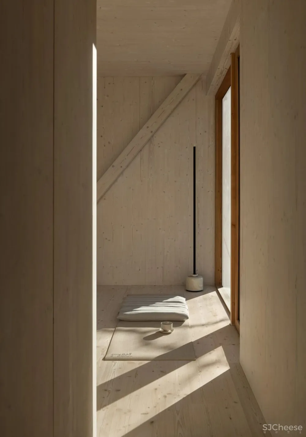 原木 侘寂，现代隐居栖处