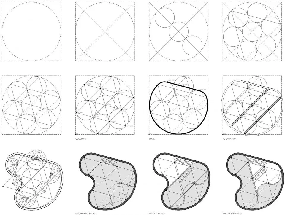 新作 再利用砖创造曲面外壳 gjG住宅 BLAF architecten