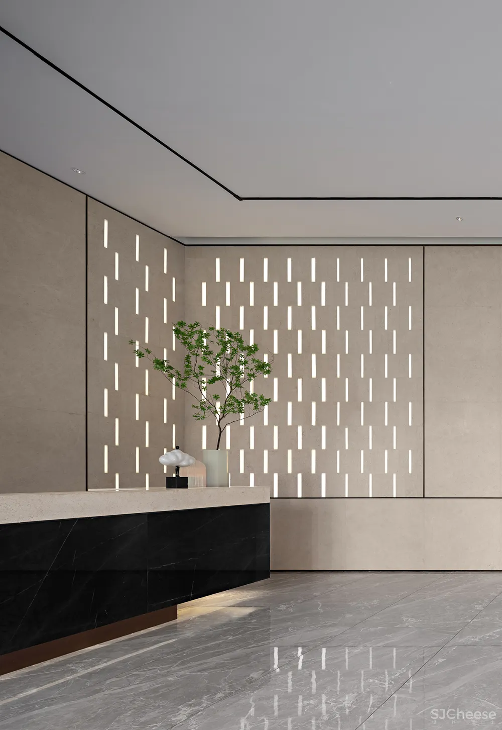 824㎡售楼处,光影与自然共生!