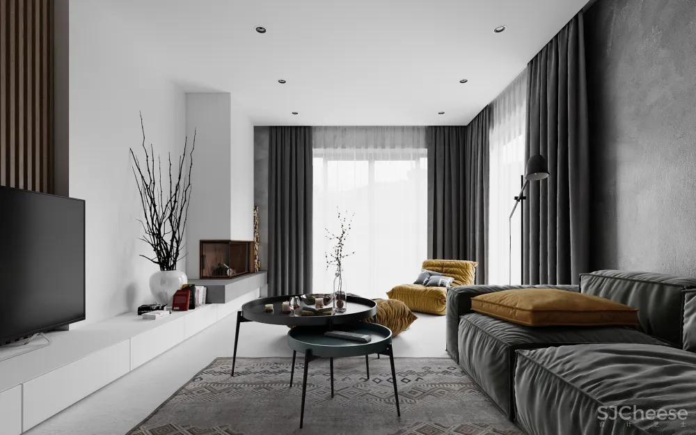 极简白四口之家，这样的复式住宅太惬意了！