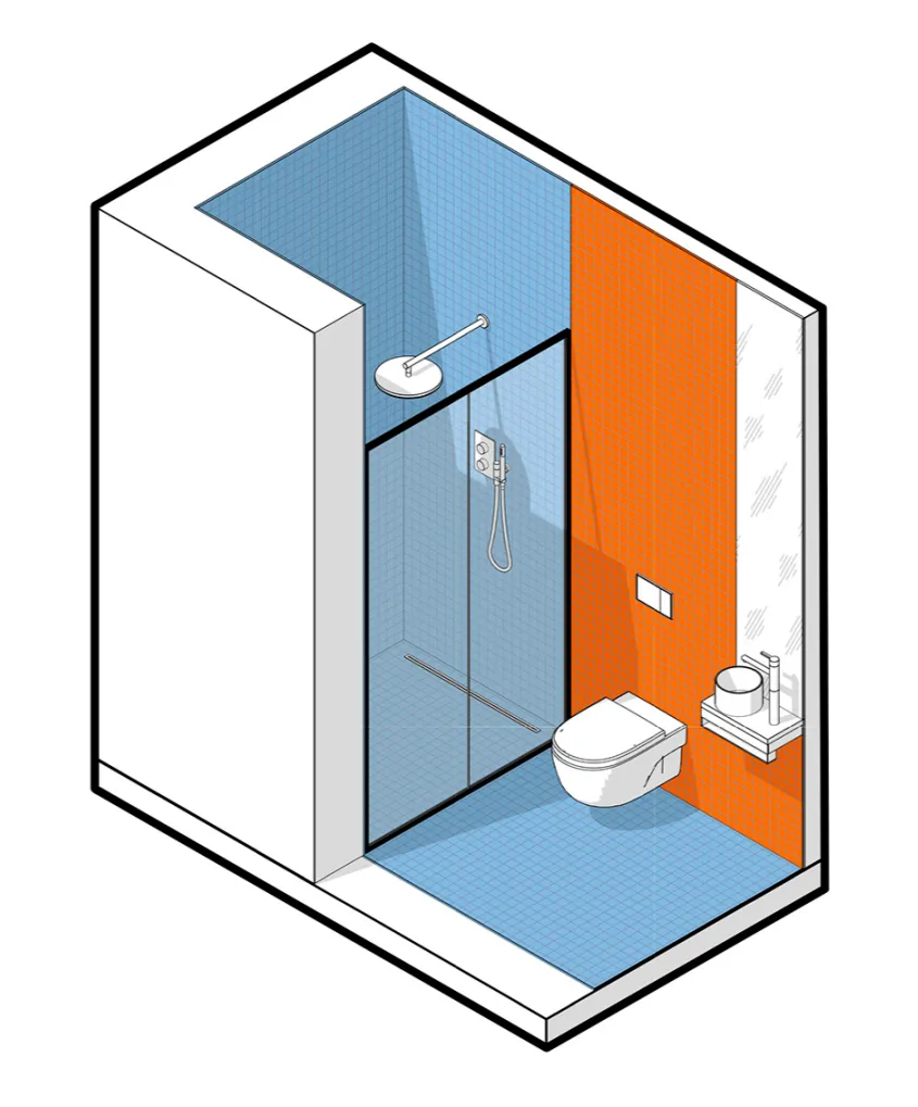 83㎡ 一室一厅,这么个性的颜色搭配一进门就被惊艳到了!