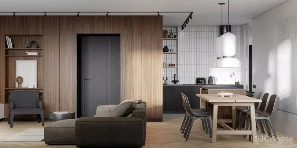 78㎡还能拥有超大落地镜？各种pose随你拍拍拍！