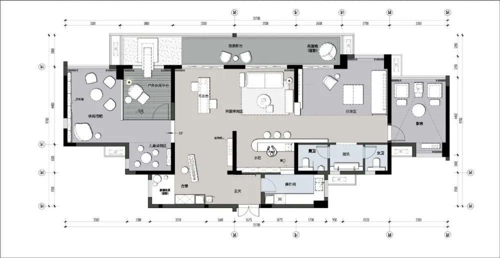 深圳洲际建筑装饰丨极简 黑与白的平衡之道