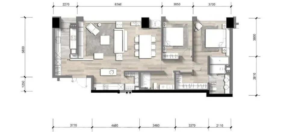 李玮珉新作 成都最顶级豪宅「华商.交子公馆」四套样板间设计