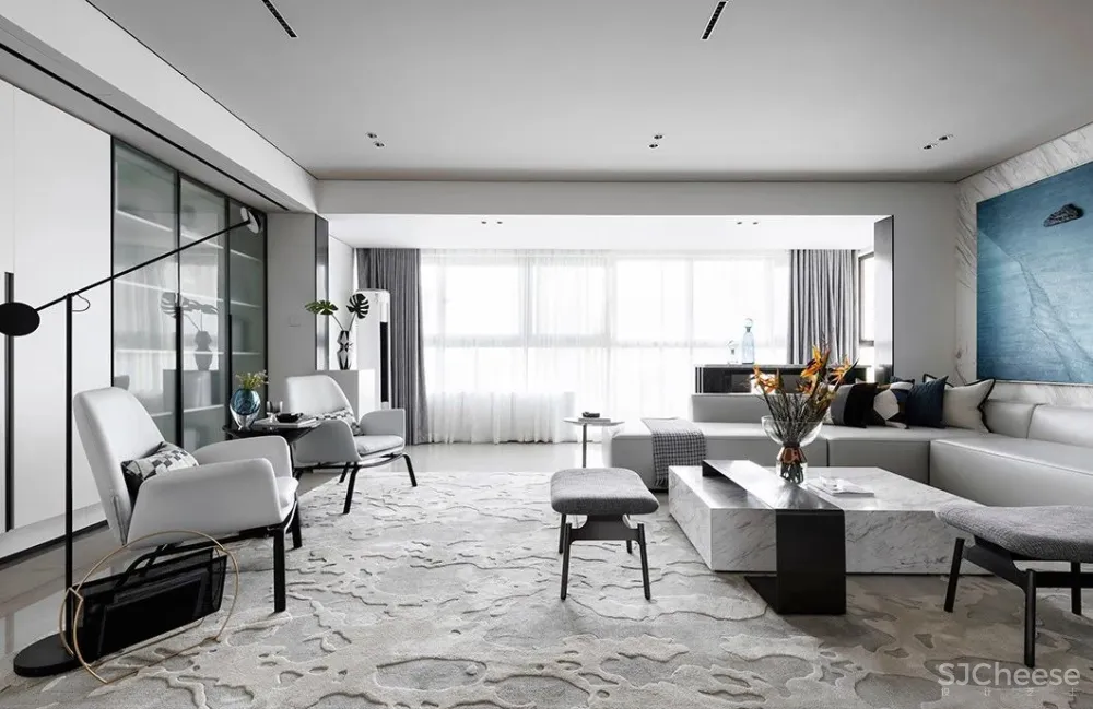 孙文设计事务所丨灰蓝配,才高级!