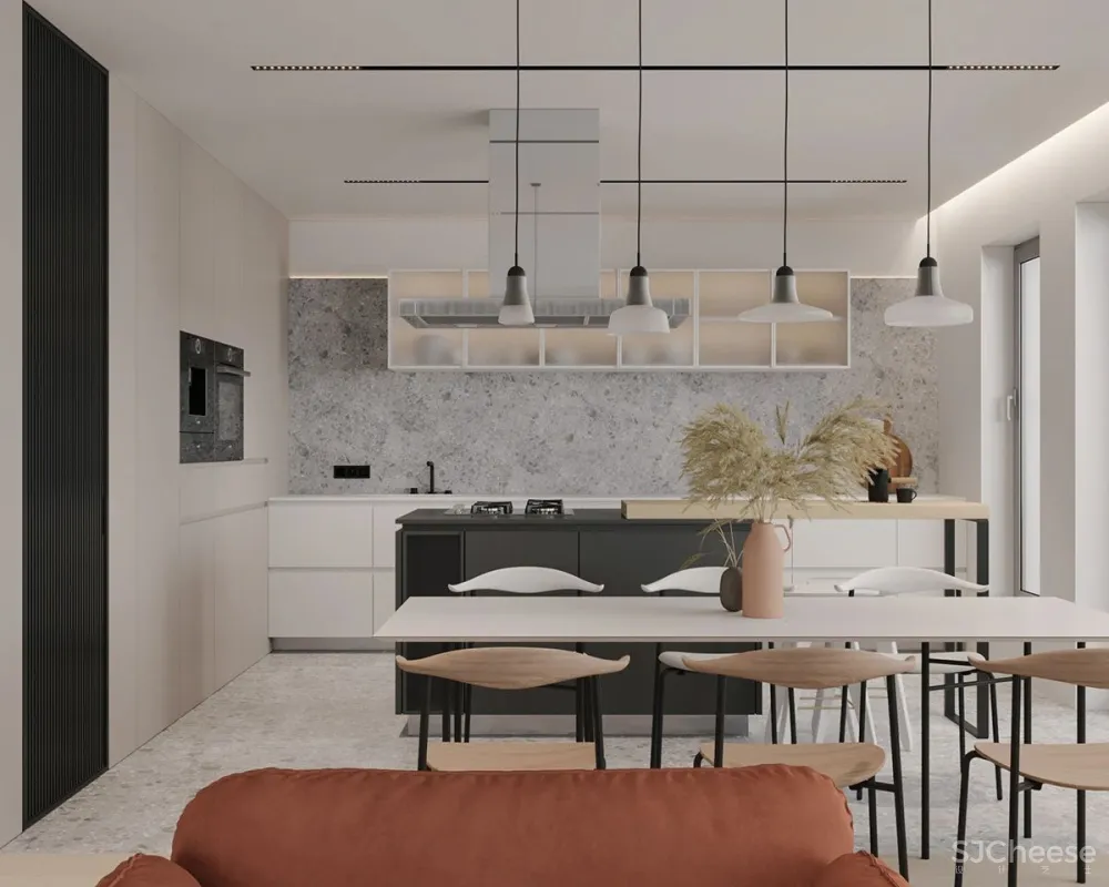 主卧带开放浴室,一室户也能住出豪宅感