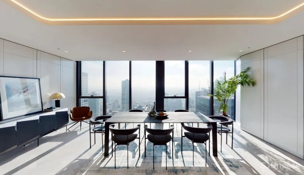 仅 11.5 米宽的「超薄款」高层公寓,奢华的顶层套房竟是简约范儿