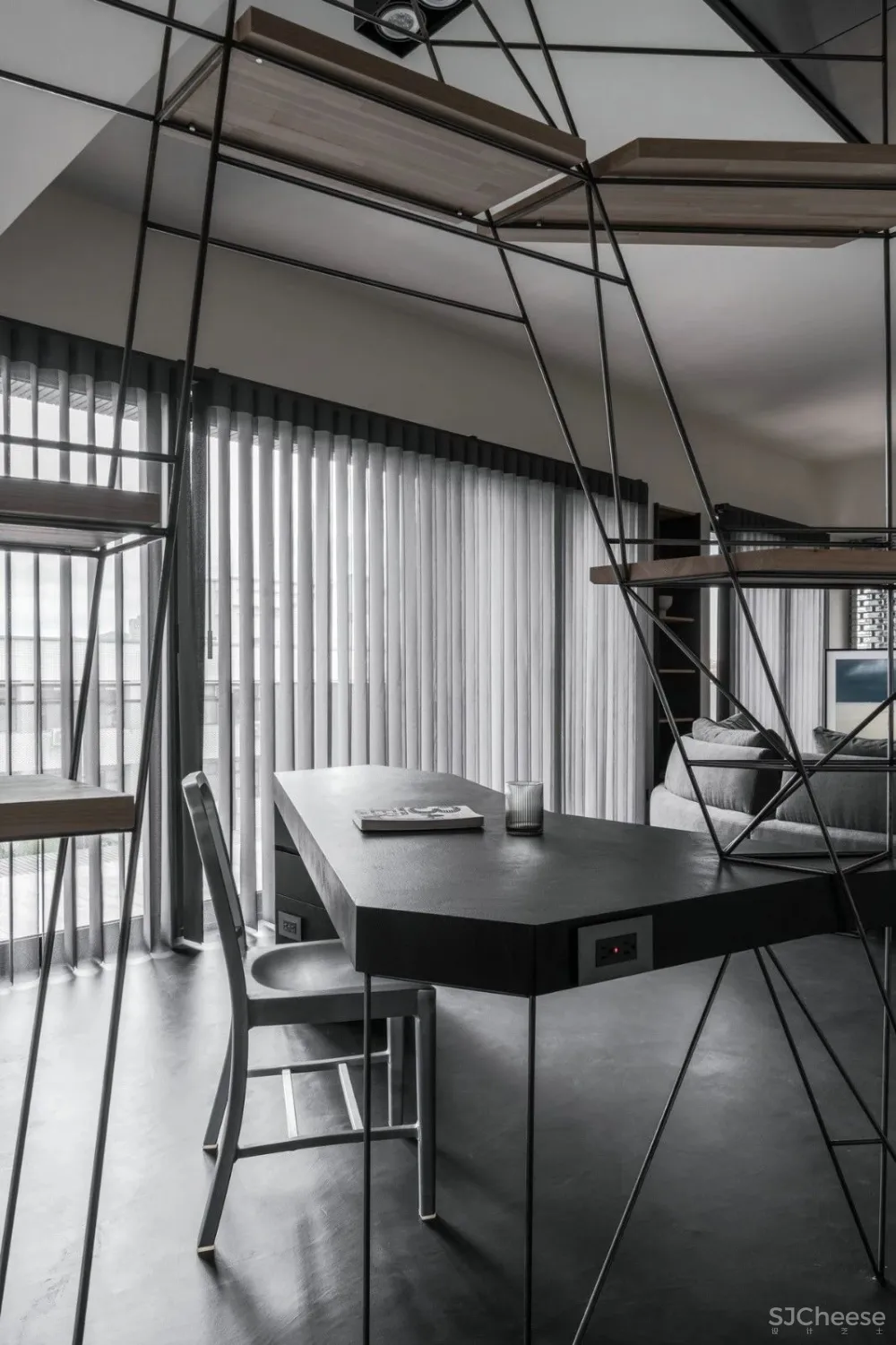 黑白简约住宅，简约设计的日常生活 studio X4设计