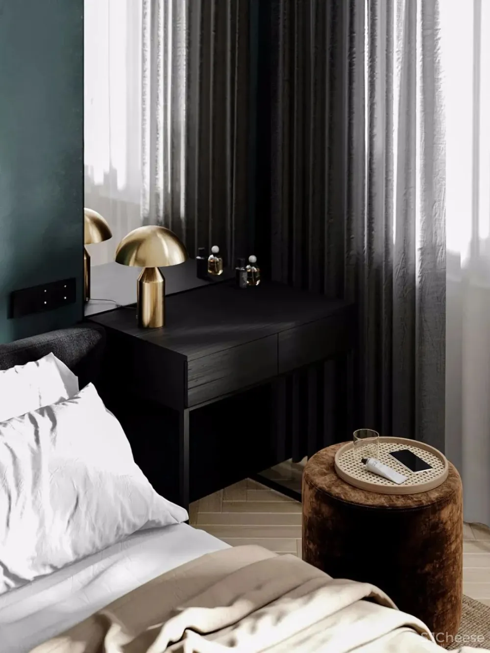 78㎡还能拥有超大落地镜？各种pose随你拍拍拍！