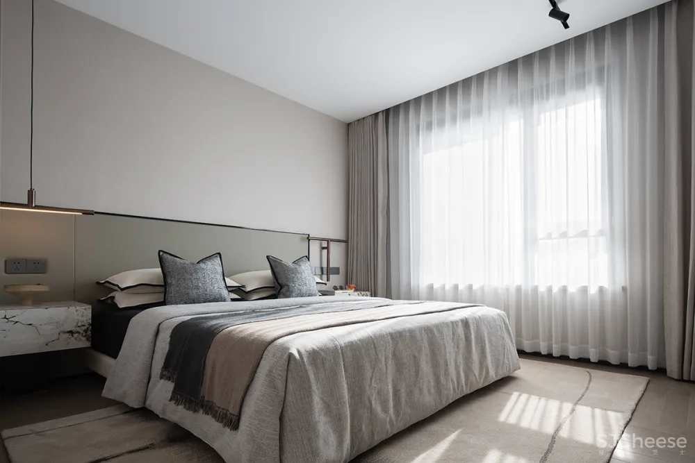 178㎡清冷色系，演绎宋代美学的简静纯粹！