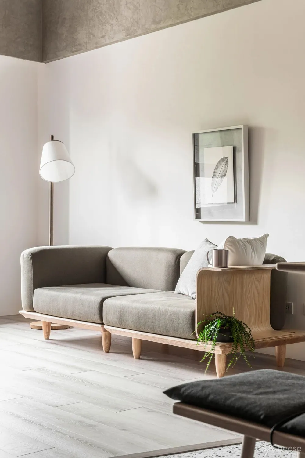 屋主要的生活是简约舒缓的,家里更应该如此