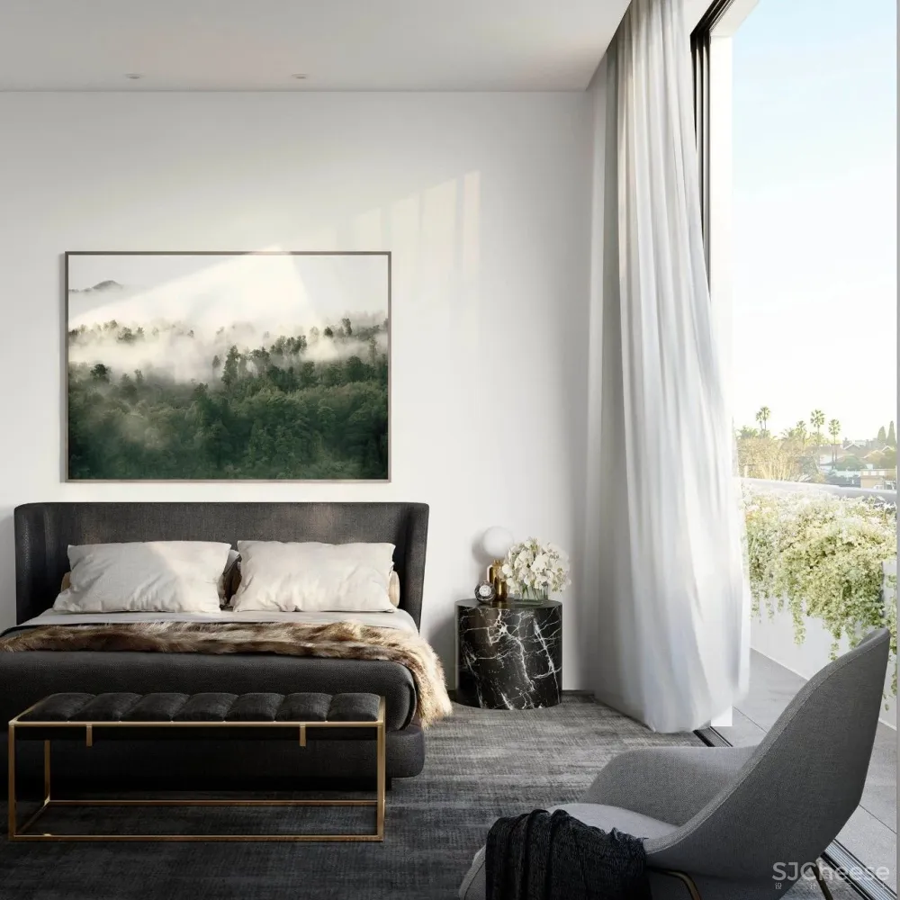 他做的公寓楼看起来像别墅,10套大平层户型还不一样,干净有格调的简约风太美了!