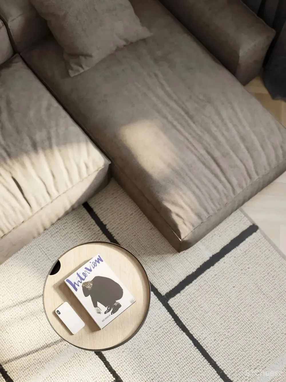 78㎡还能拥有超大落地镜？各种pose随你拍拍拍！