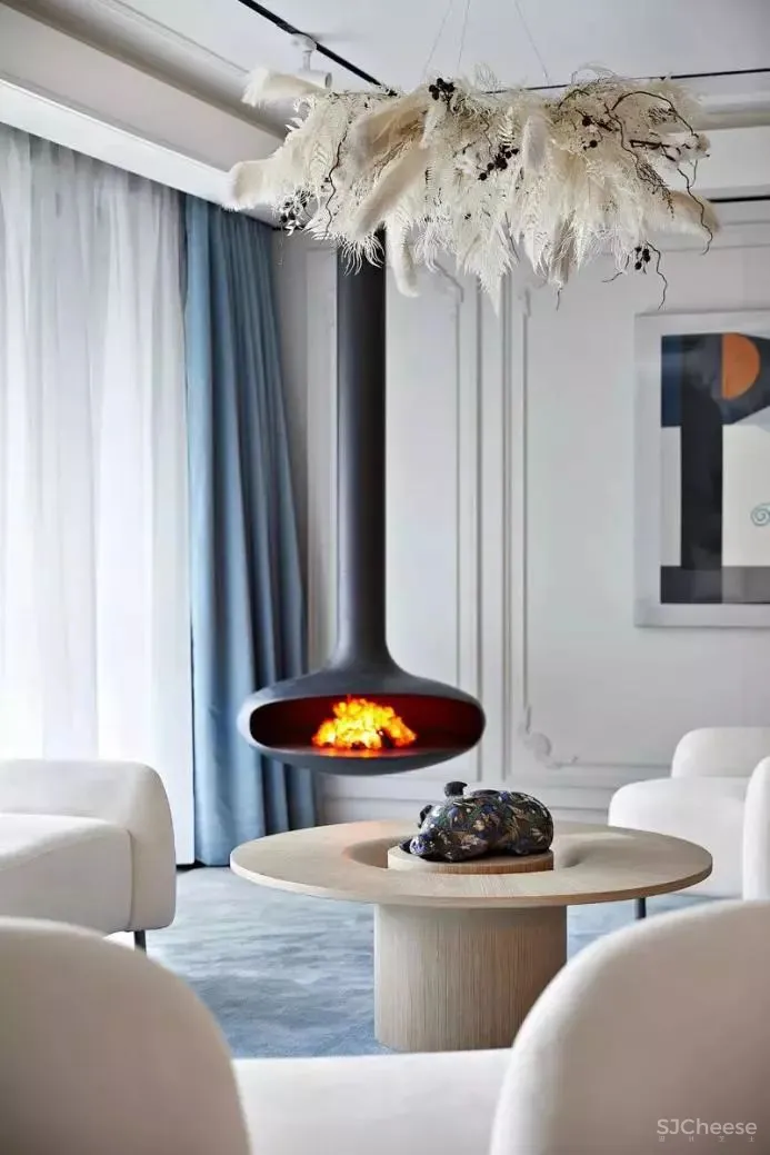 满满的设计亮点!319㎡样板间,全是知识点