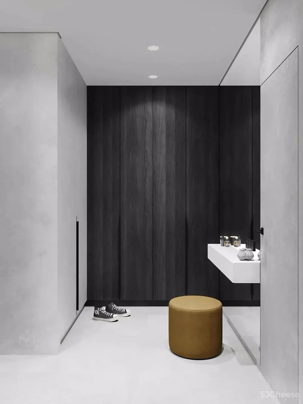 78㎡还能拥有超大落地镜？各种pose随你拍拍拍！