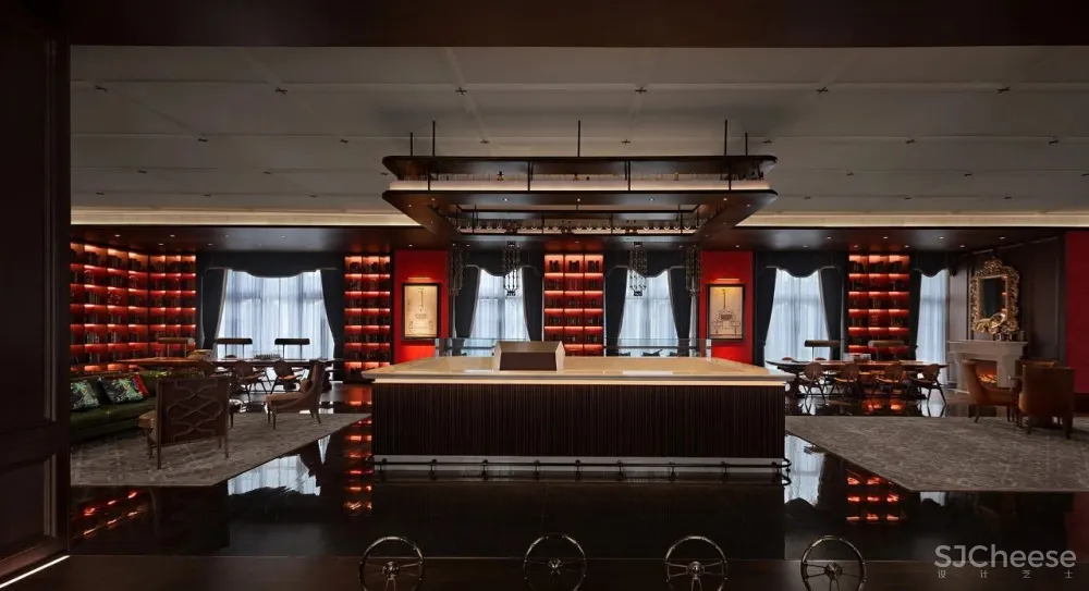 明德设计丨郑州万科荣成云图售楼处:英式古典的当代演绎